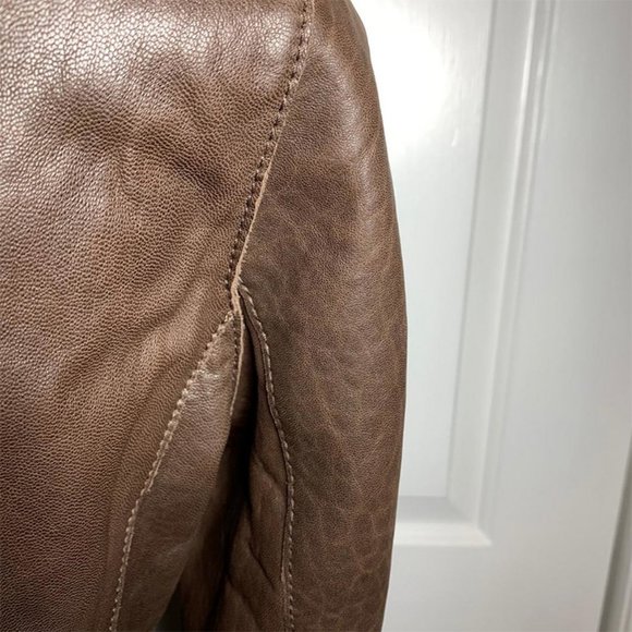 MARC NEW YORK 70's Retro Look Leather blazer - Picture 7 of 7